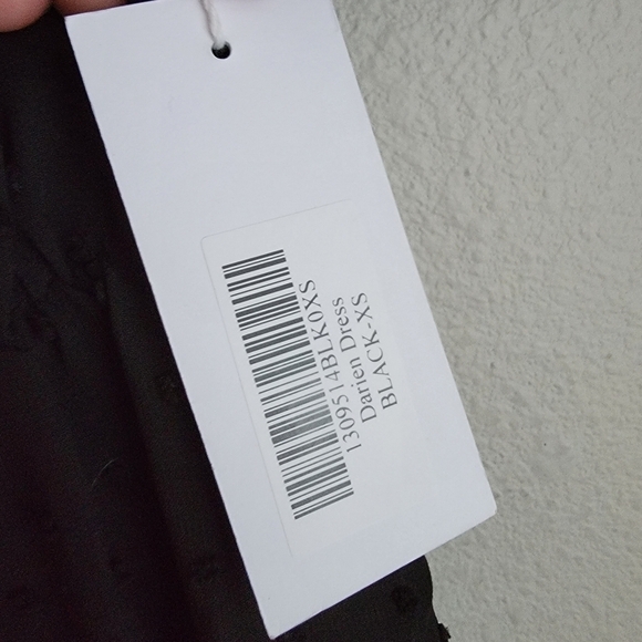 Reformation Darien Dress in Black NEW - Picture 12 of 14